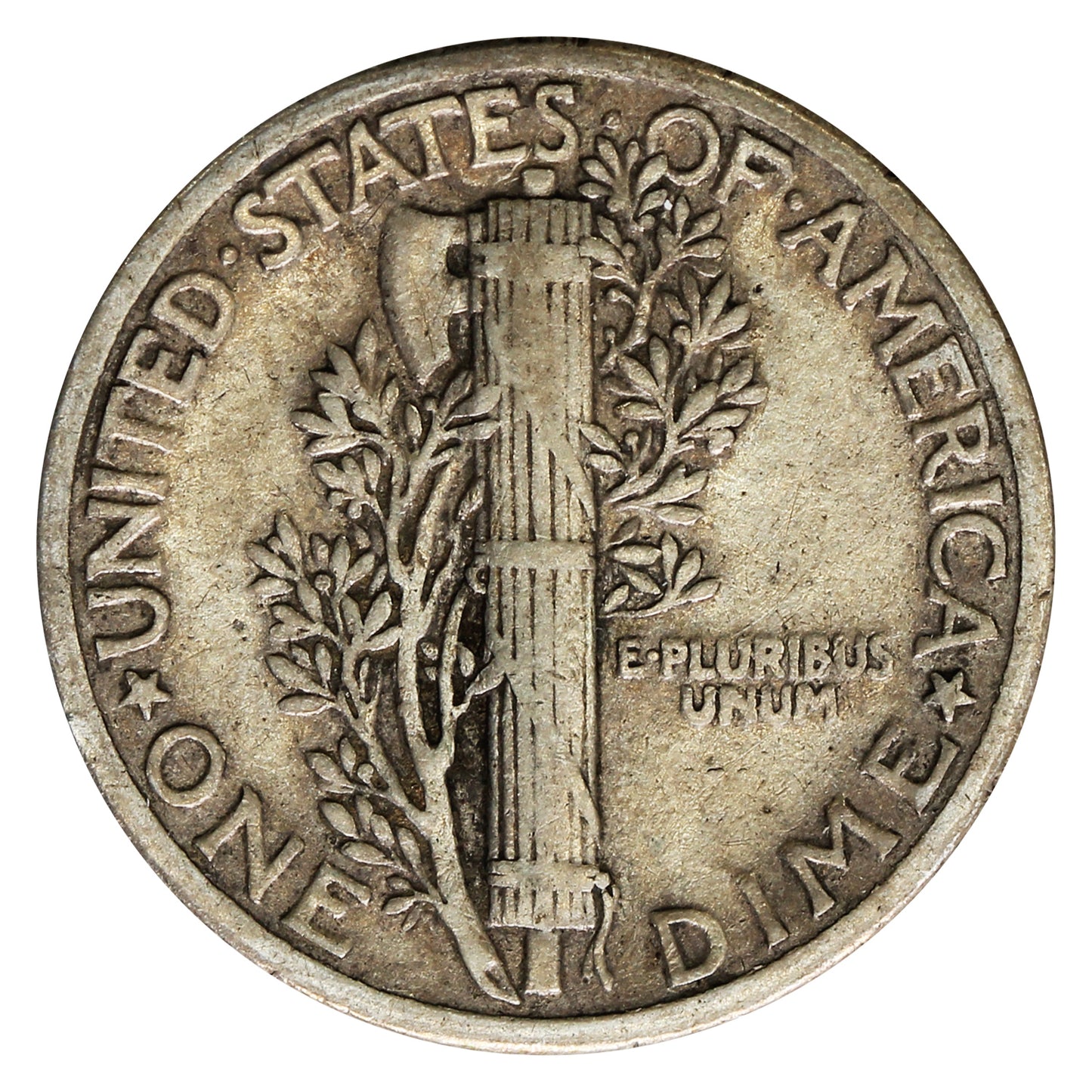 1929 USA Dime F-VF (F15)