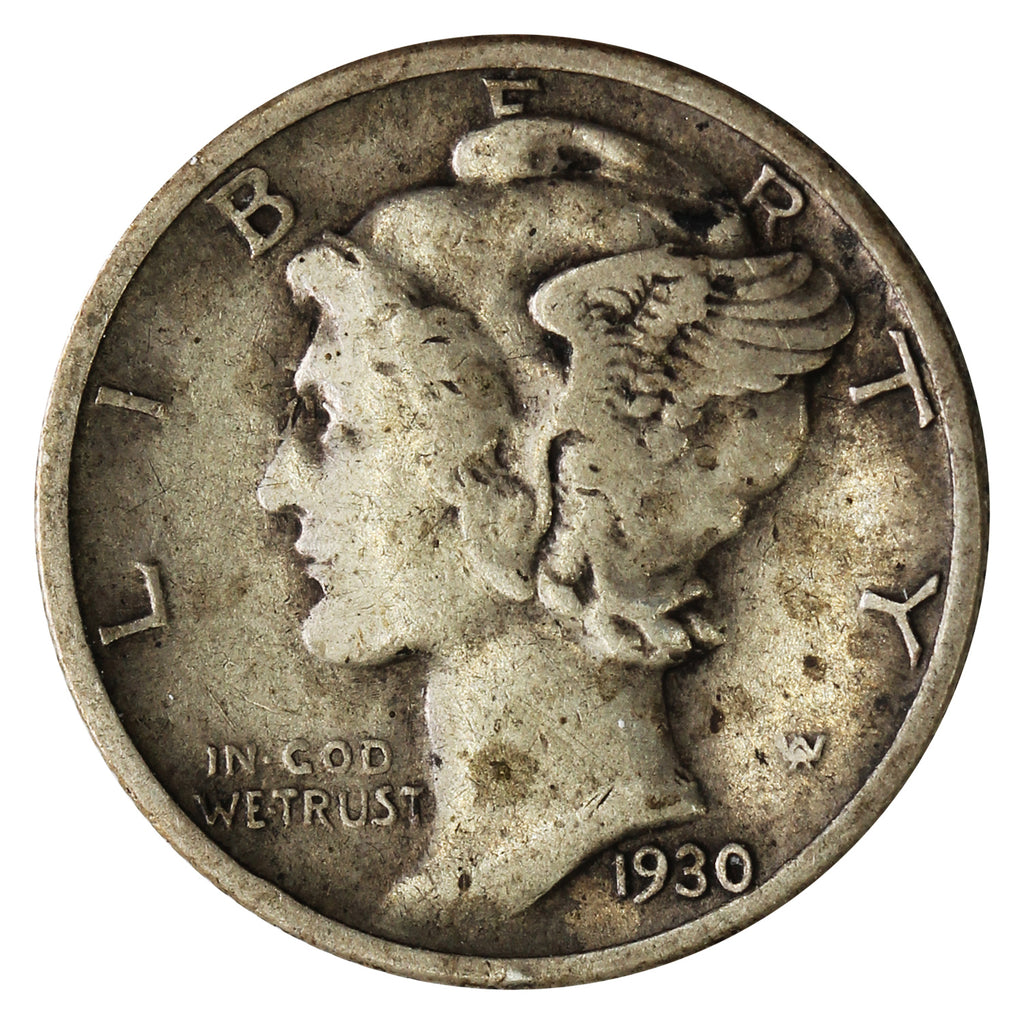 1930 S USA Dime F-VF (F15)