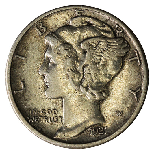 1931 USA Dime Extra Fine (EF40)