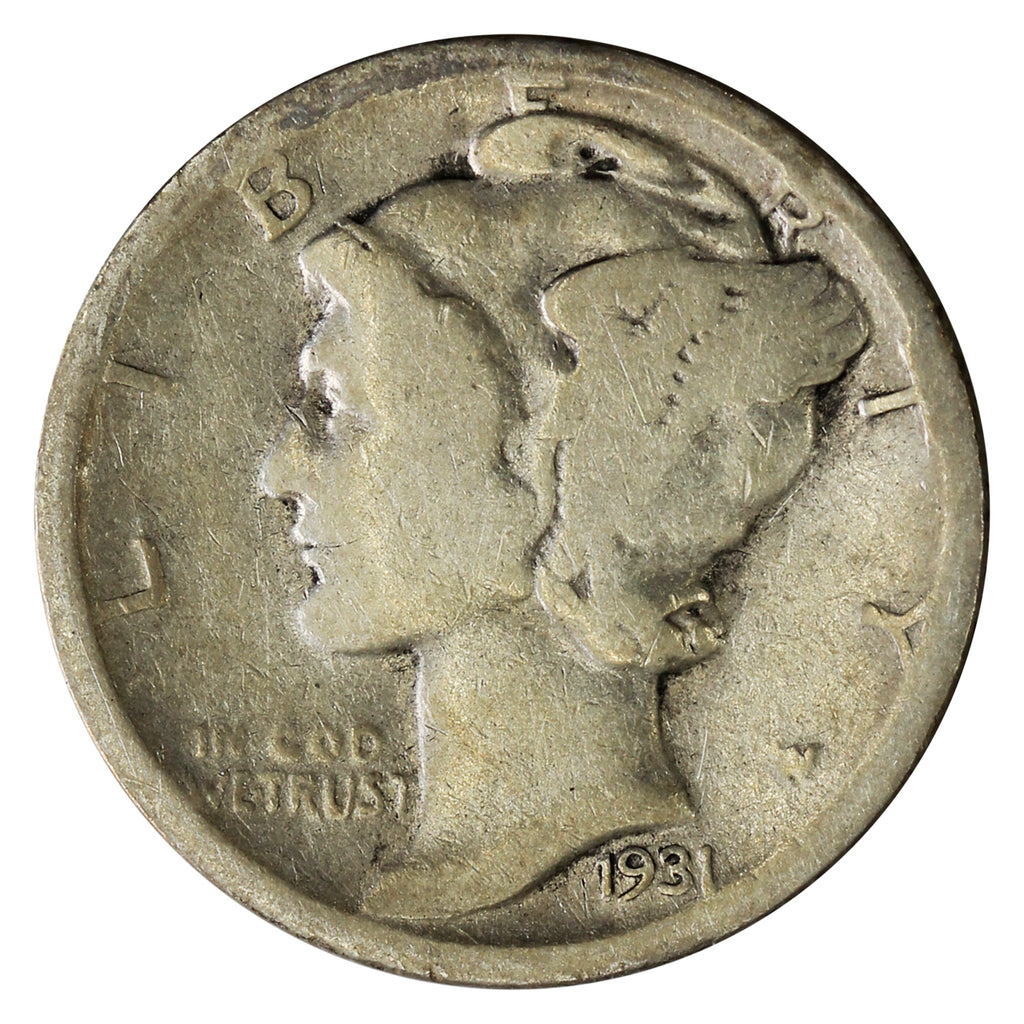 1931 D USA Dime G-VG (G6)