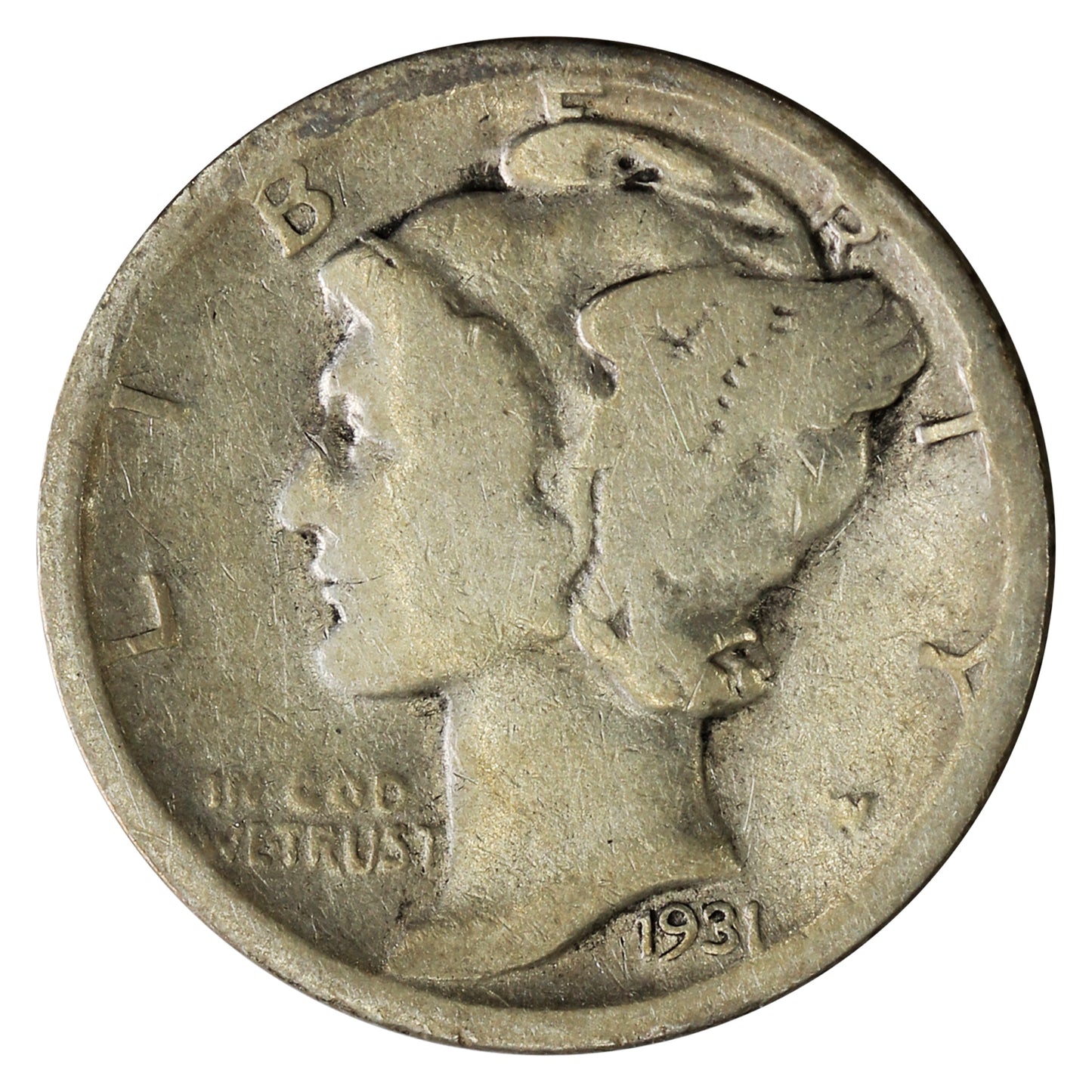 1931 D USA Dime G-VG (G6)
