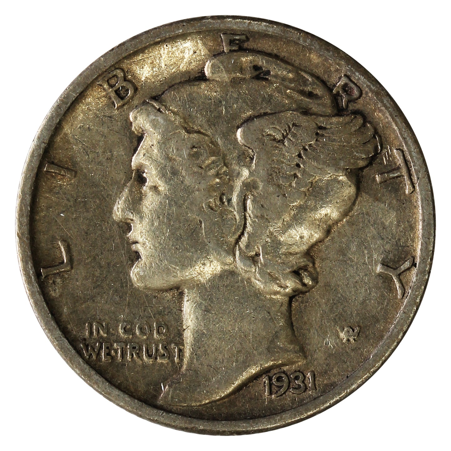 1931 S USA Dime VF-EF (VF30)