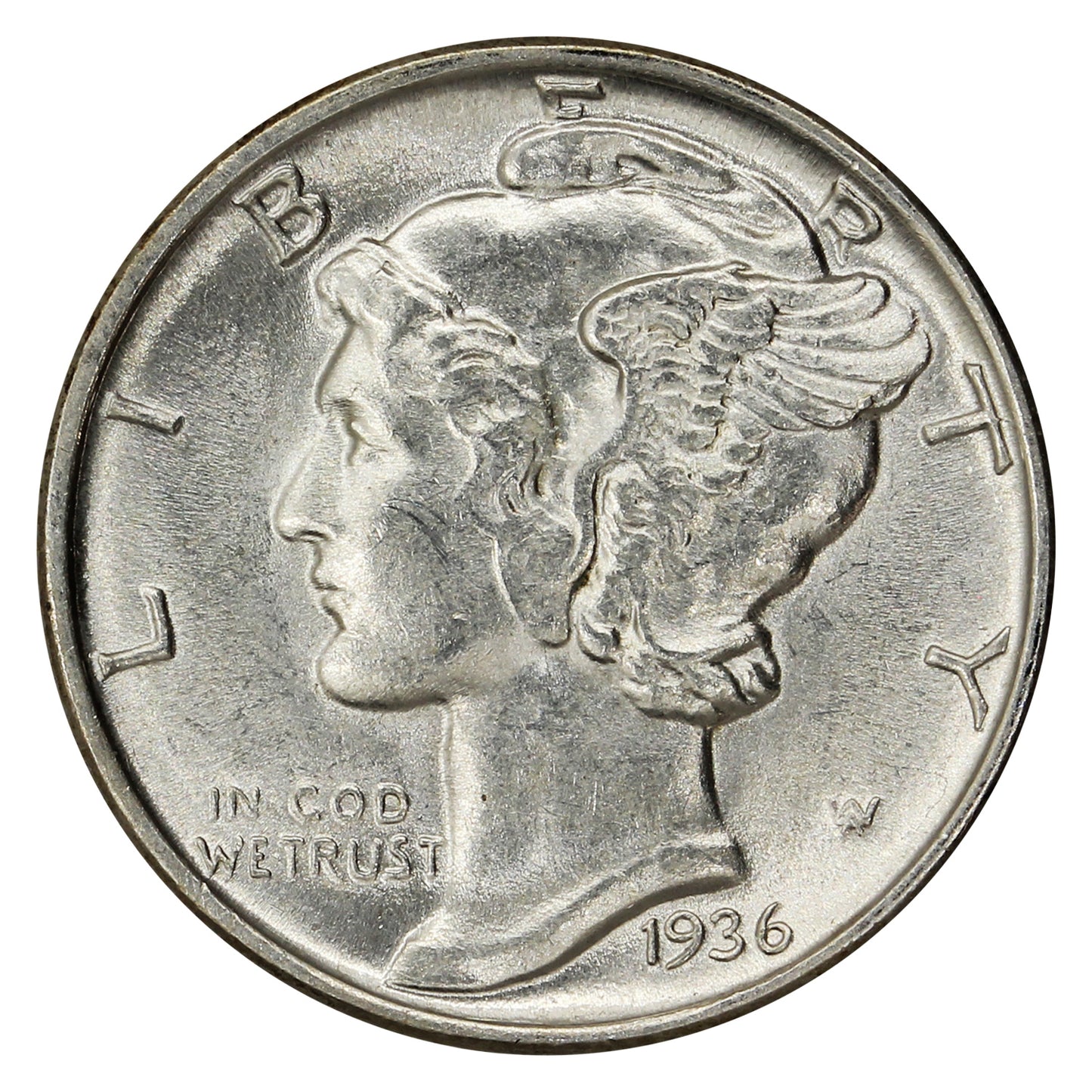 1936 USA Dime Uncirculated (MS60)