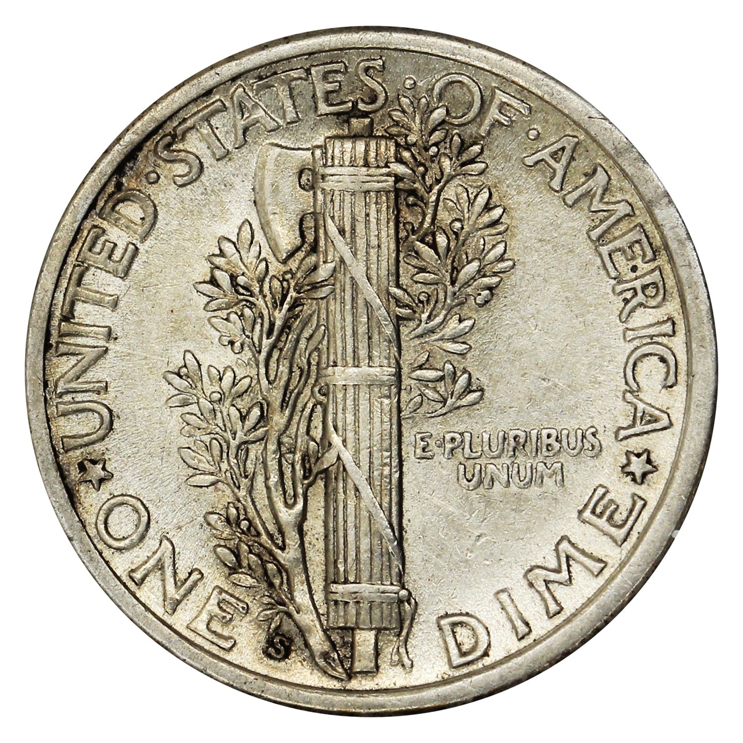 1937 S USA Dime EF-AU (EF45)
