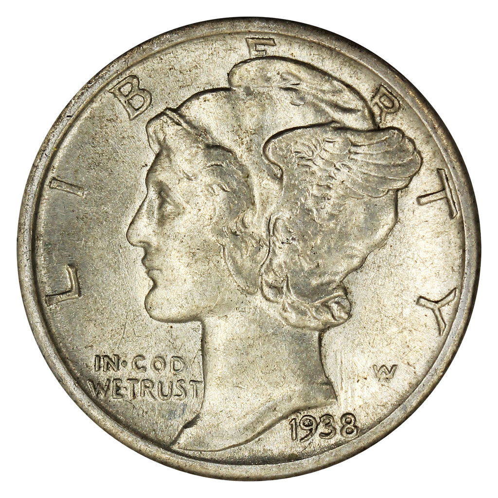 1938 USA Dime AU-UNC (AU55)