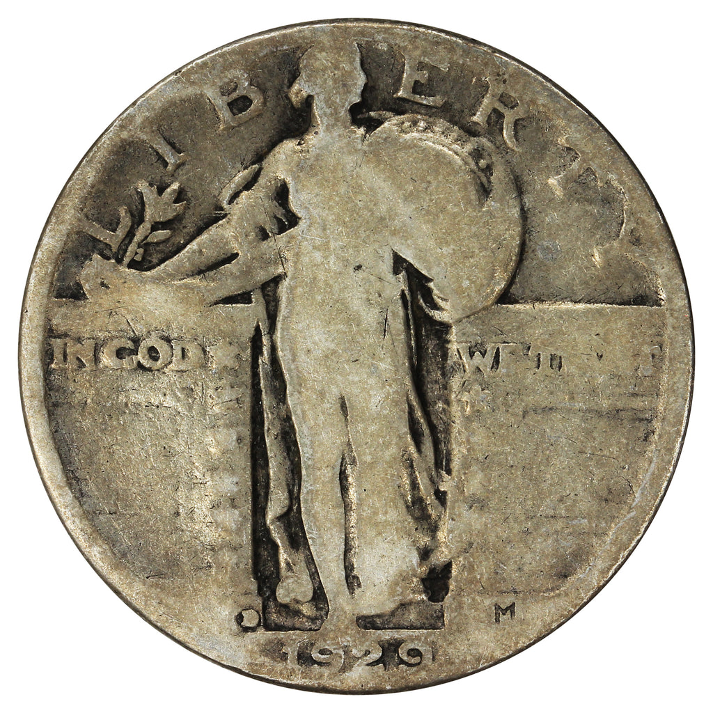 1929 D USA Quarter About Good (AG3)