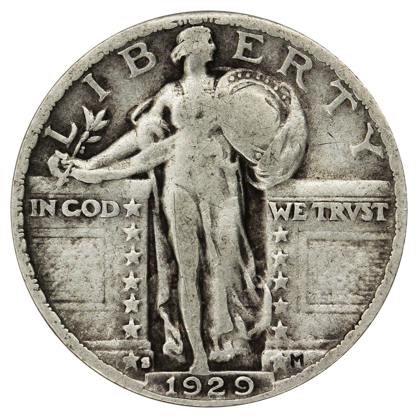 1929 S USA Quarter Very Good (VG8)