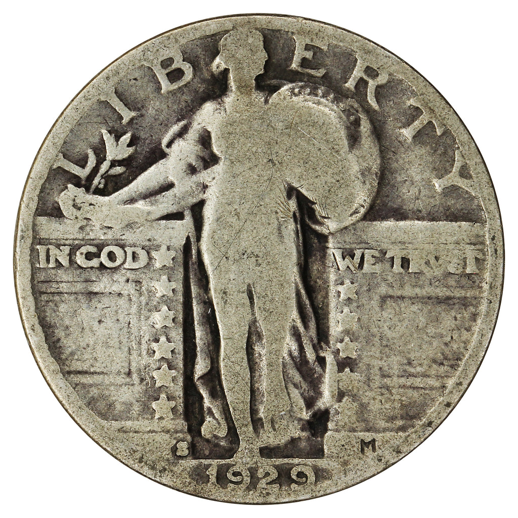 1929 S USA Quarter Good (G4)