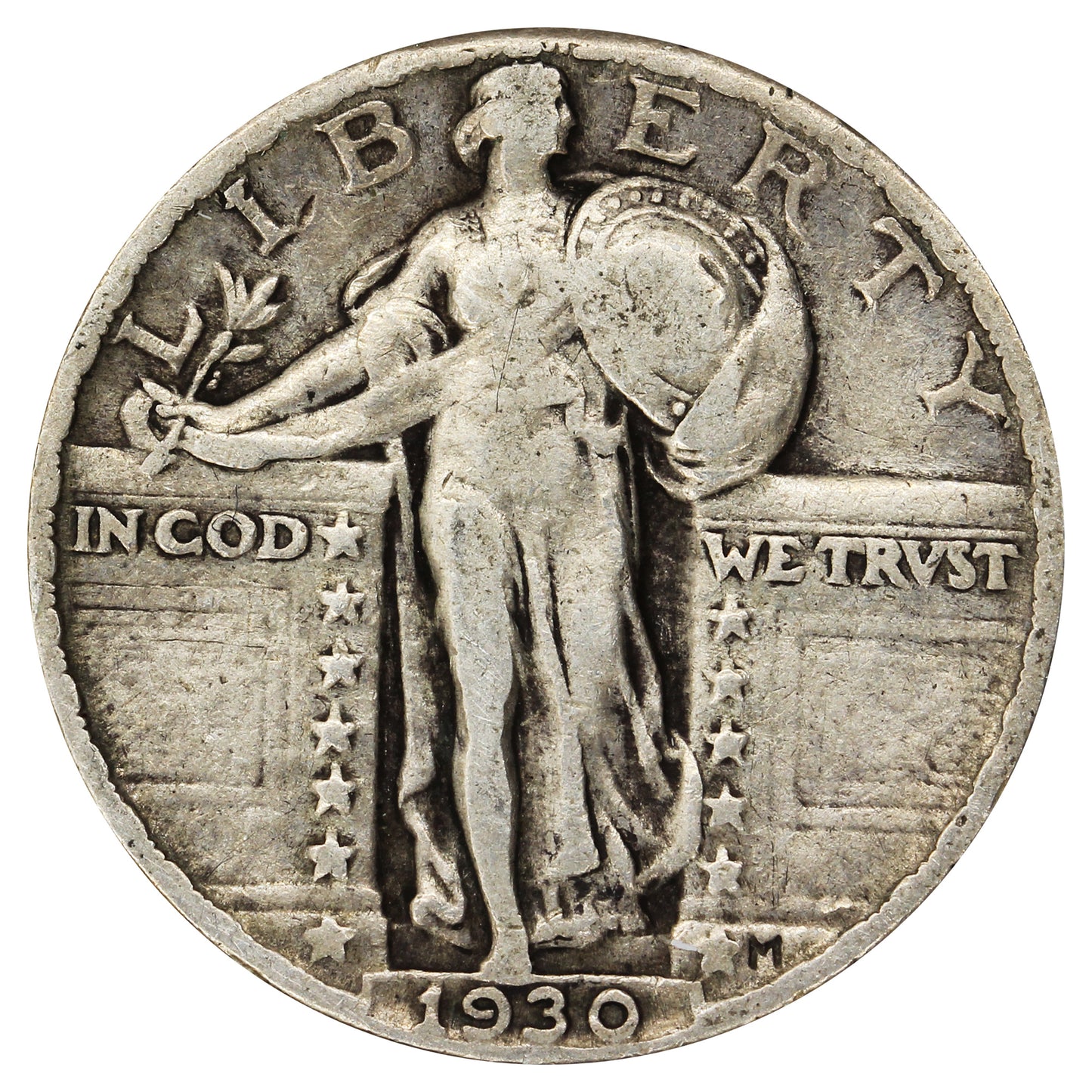 1930 USA Quarter Fine (F12)