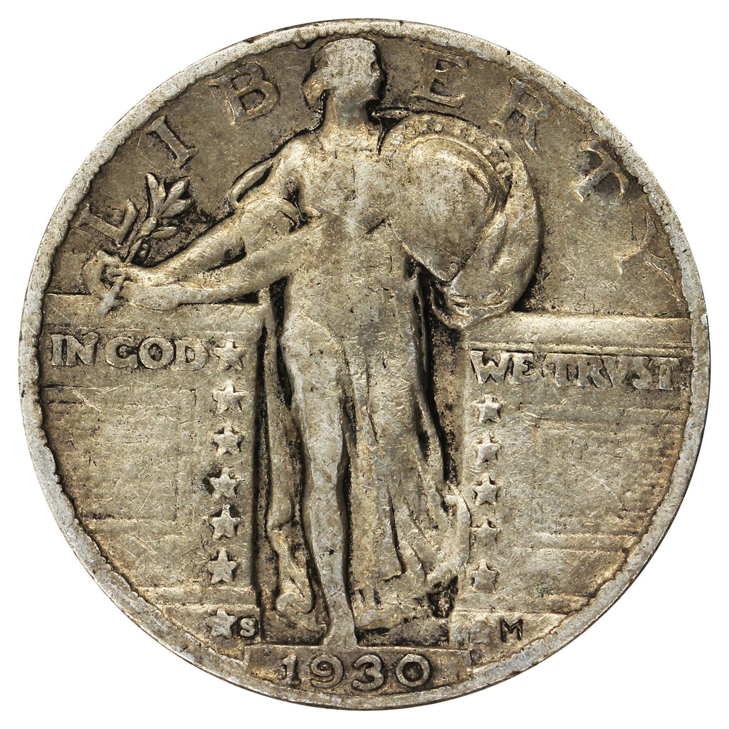 1930 S USA Quarter F-VF (F15)