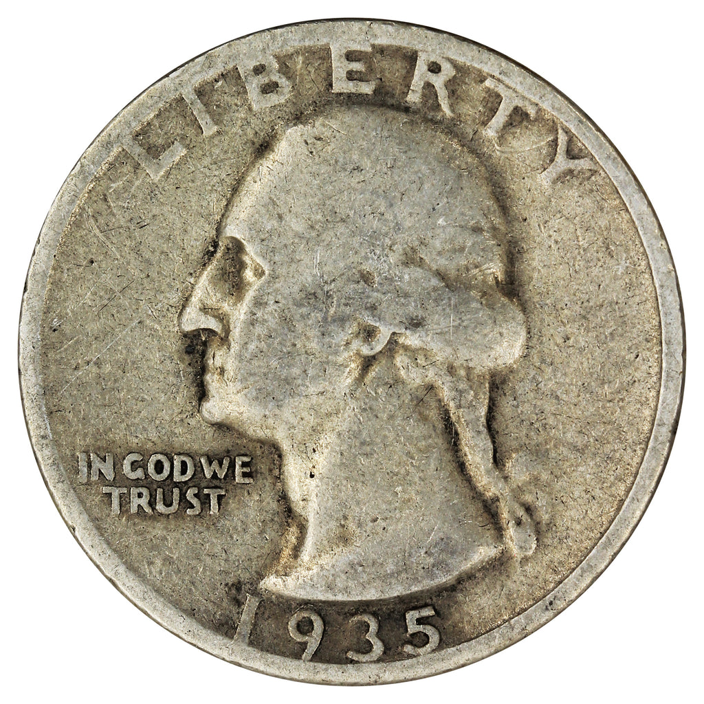 1935 D USA Quarter VG-F (VG10)