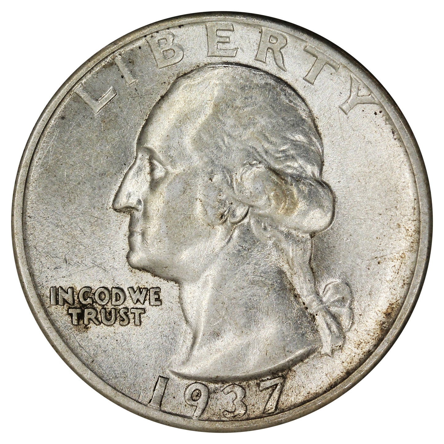 1937 USA Quarter Almost Uncirculated (AU50)