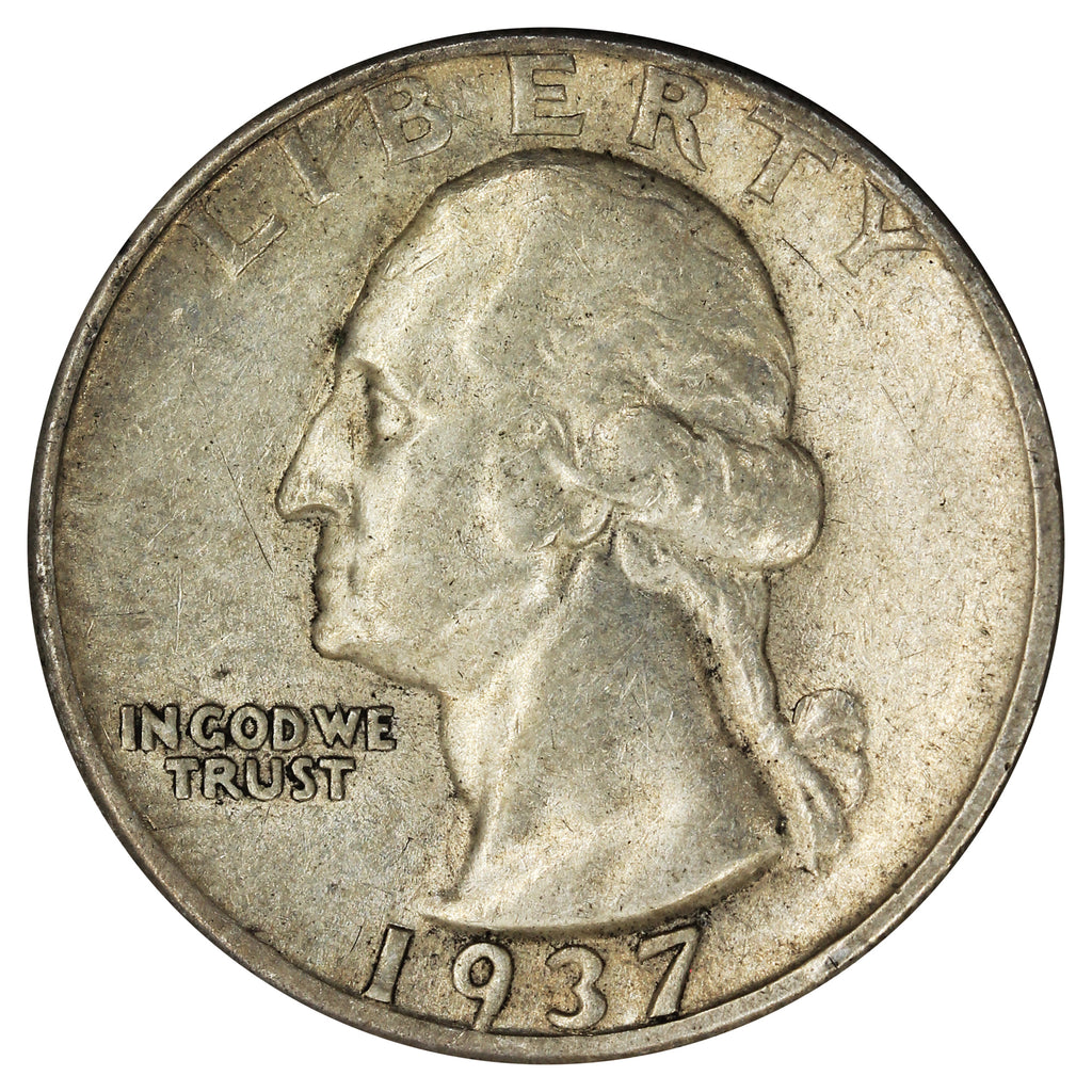 1937 D USA Quarter Extra Fine (EF40)