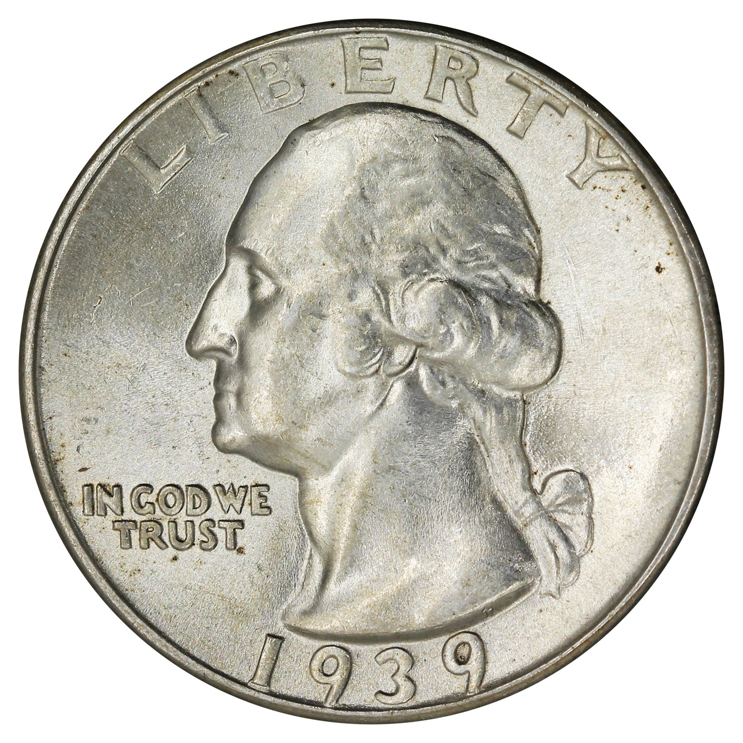 1939 USA Quarter UNC+ (MS62)