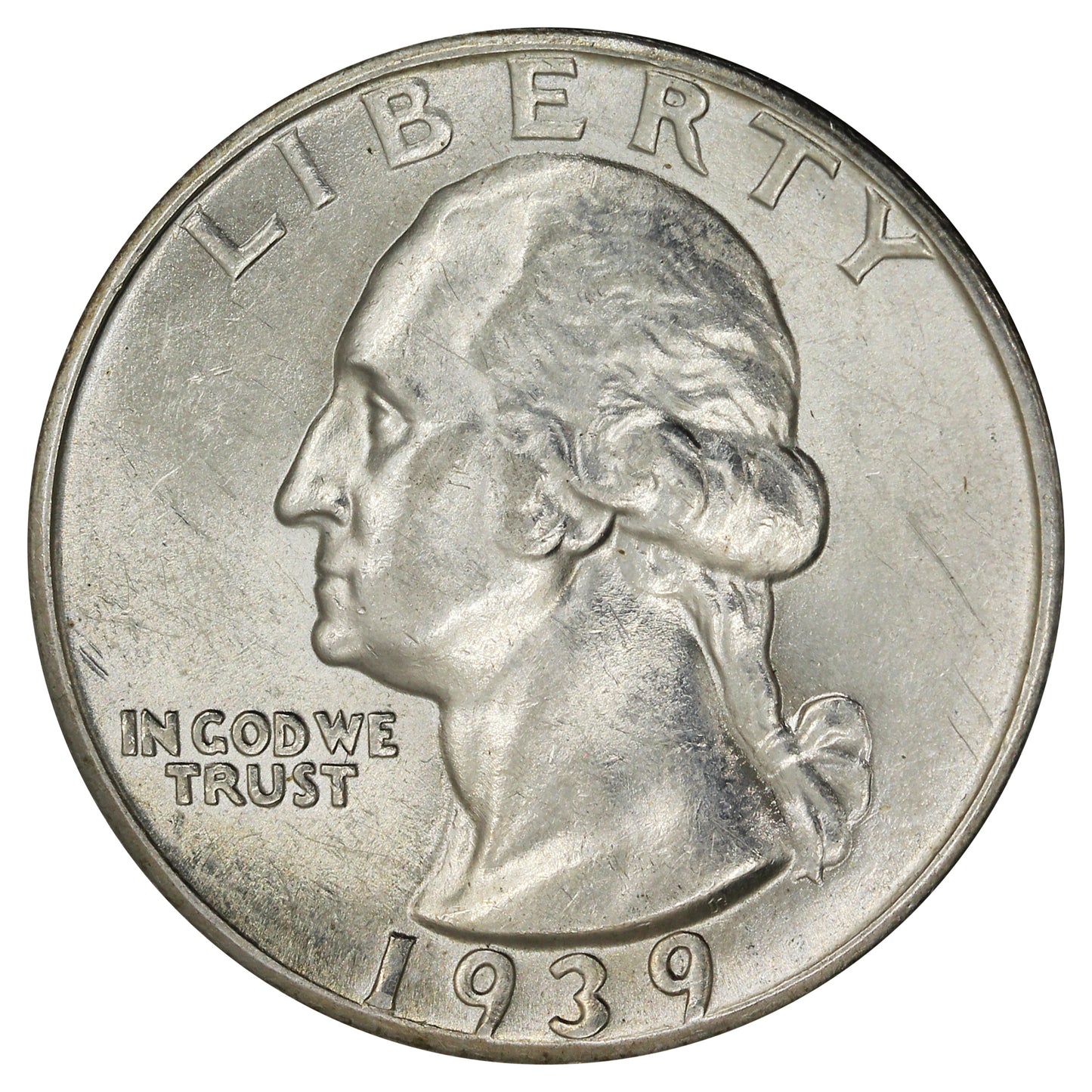 1939 D USA Quarter AU-UNC (AU55)