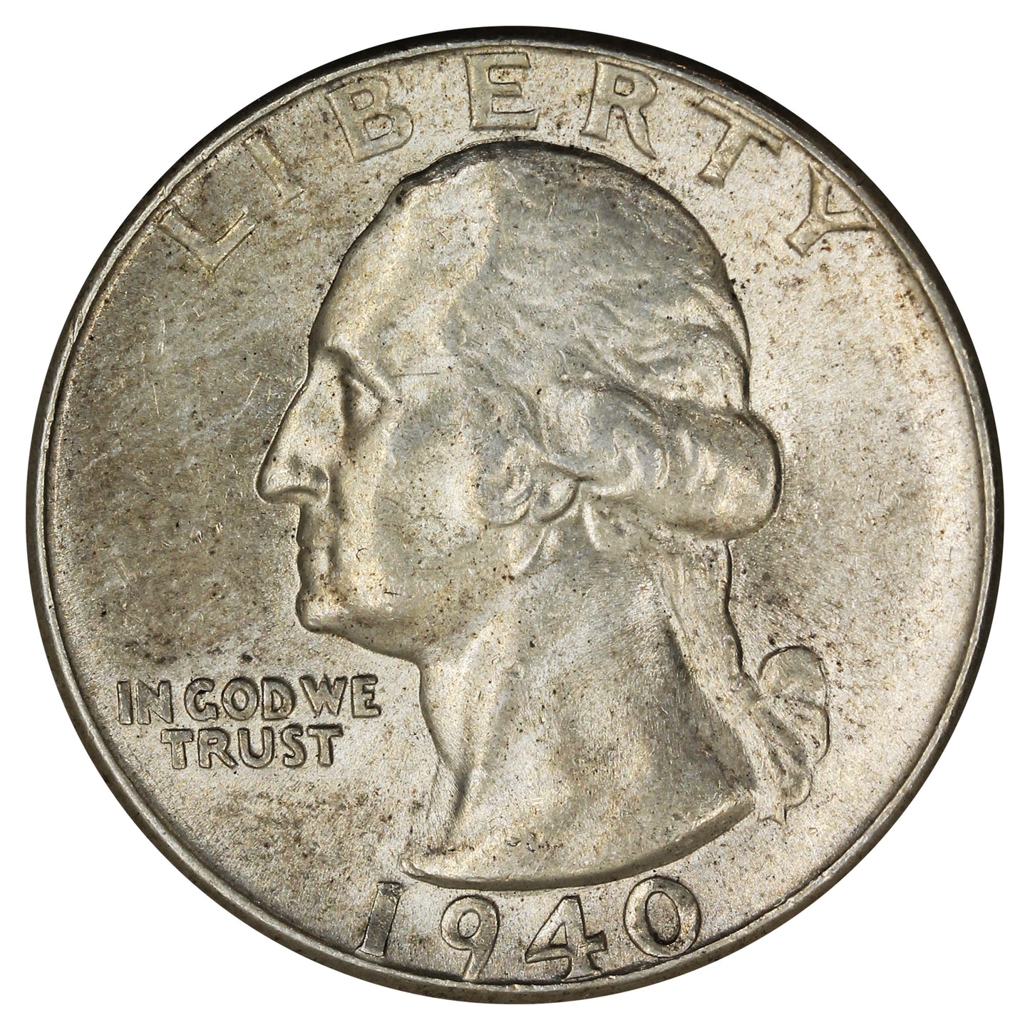 1940 USA Quarter UNC+ (MS62)