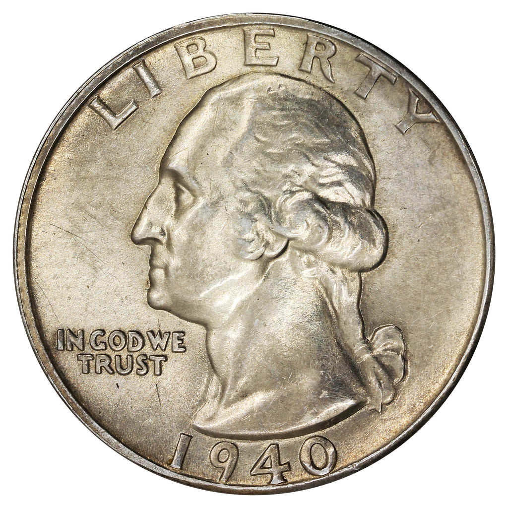 1940 S USA Quarter AU-UNC (AU55)