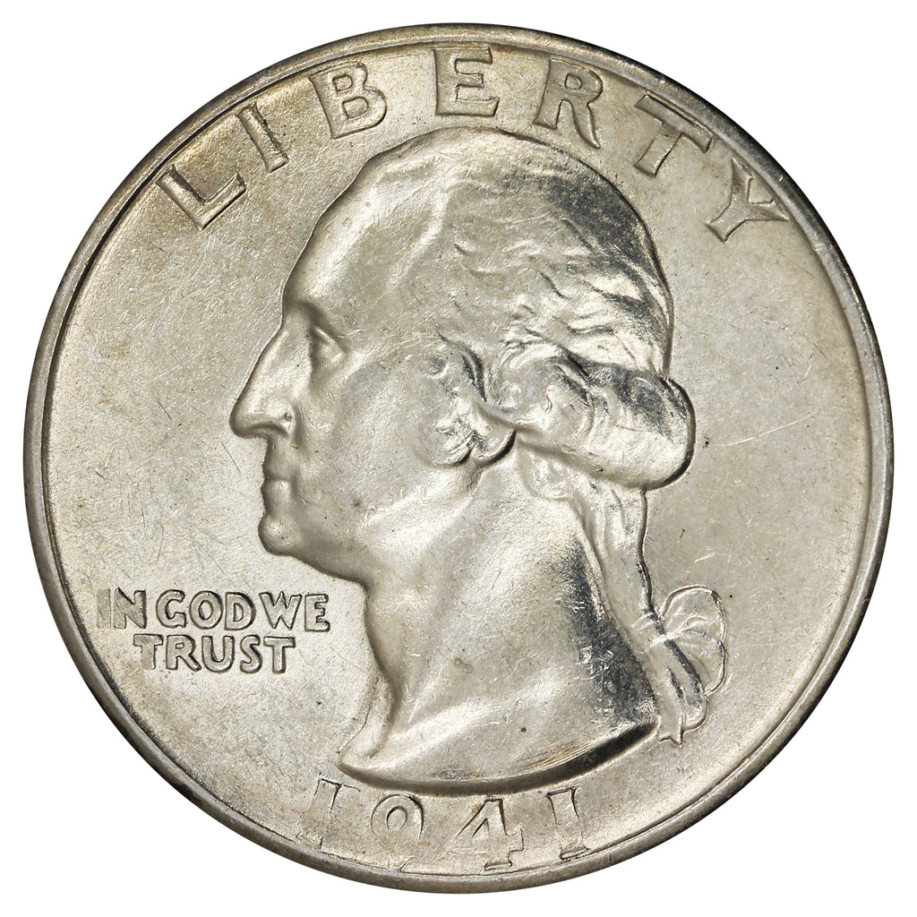 1941 D USA Quarter AU-UNC (AU55)