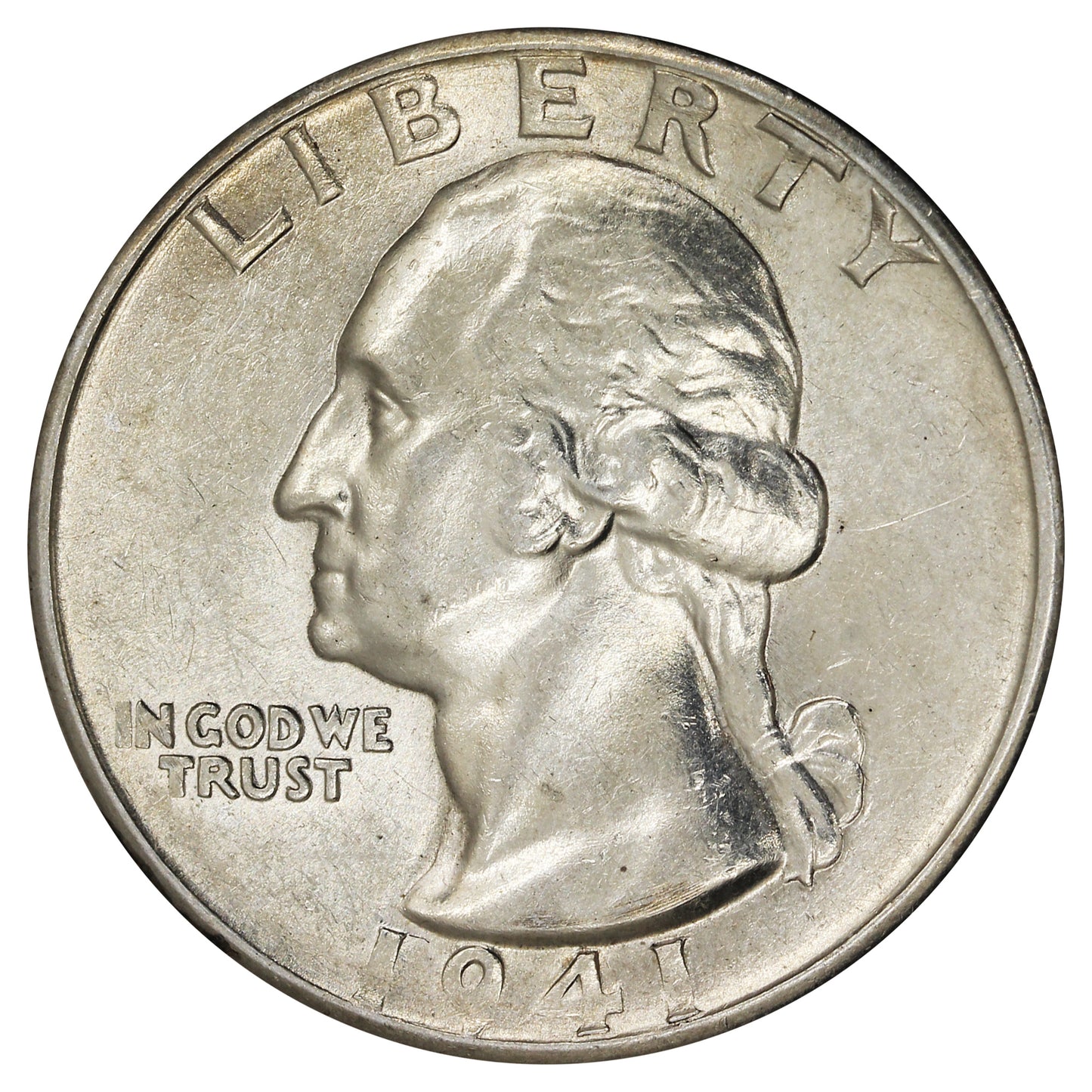 1941 D USA Quarter AU-UNC (AU55)
