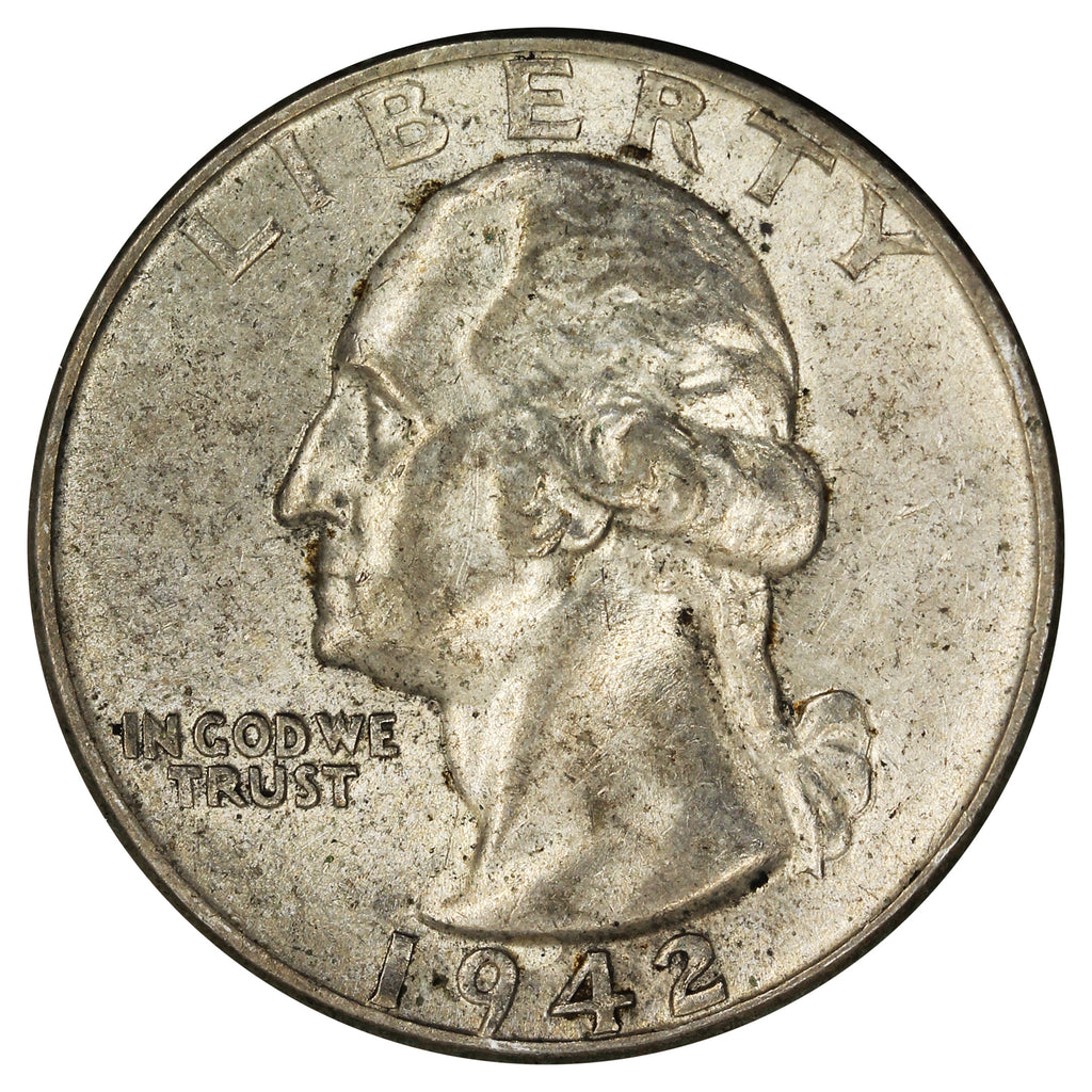 1942 USA Quarter Almost Uncirculated (AU50)
