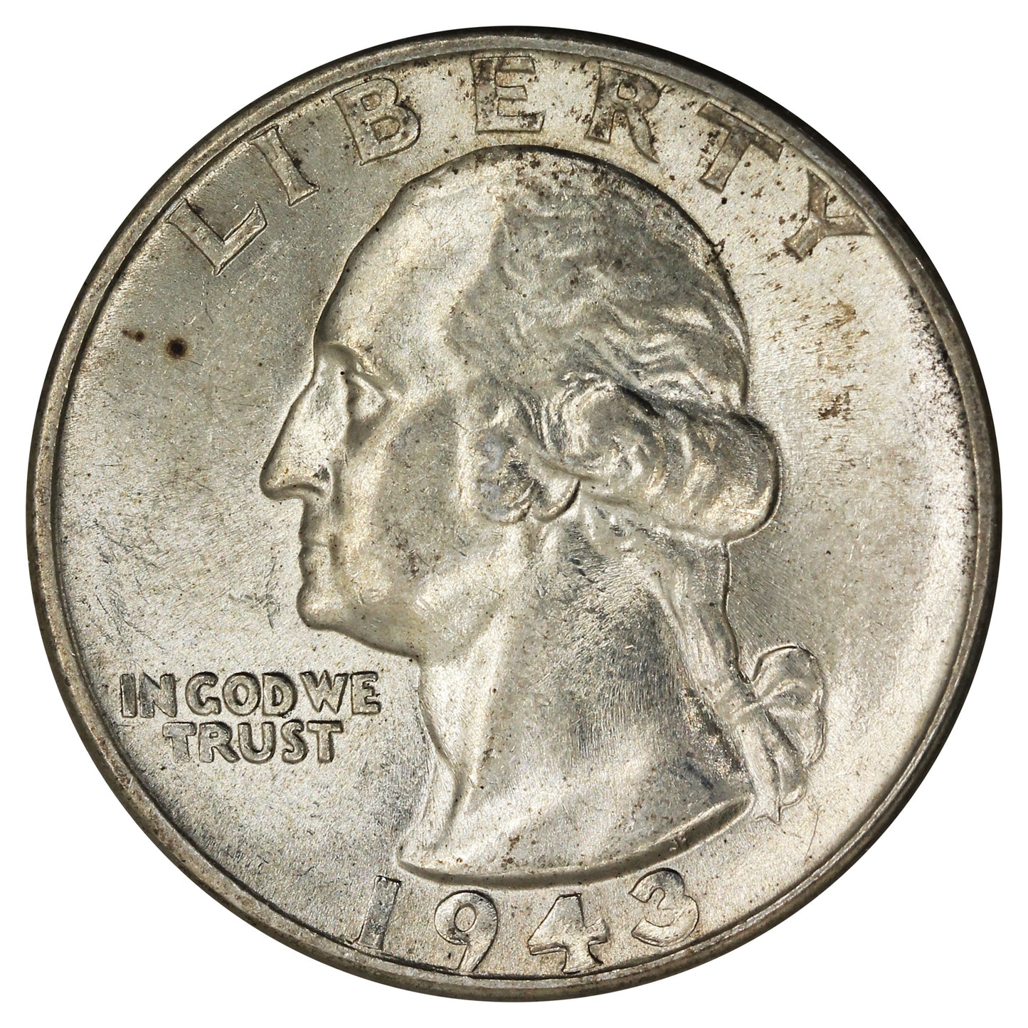 1943 USA Quarter UNC+ (MS62)