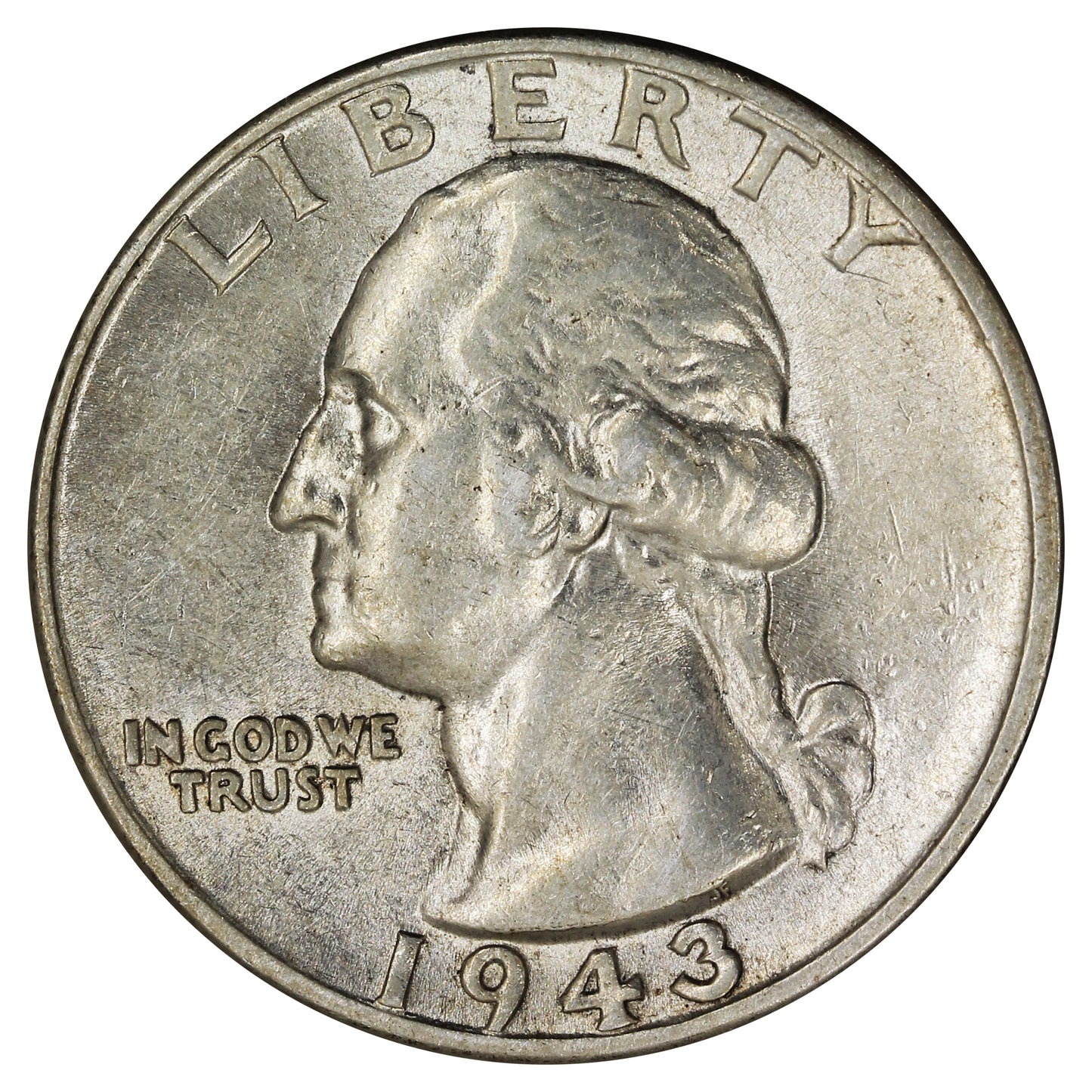 1943 USA Quarter Almost Uncirculated (AU50)