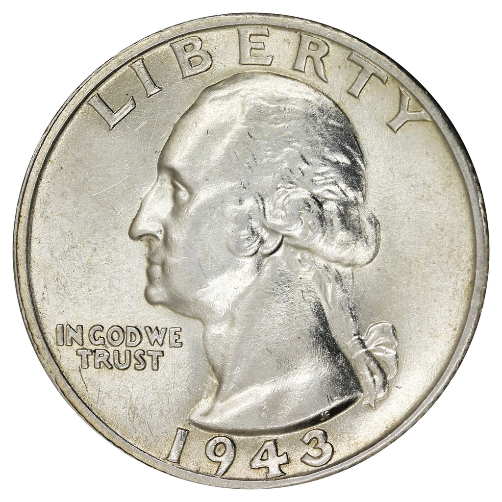 1943 S USA Quarter AU-UNC (AU55)