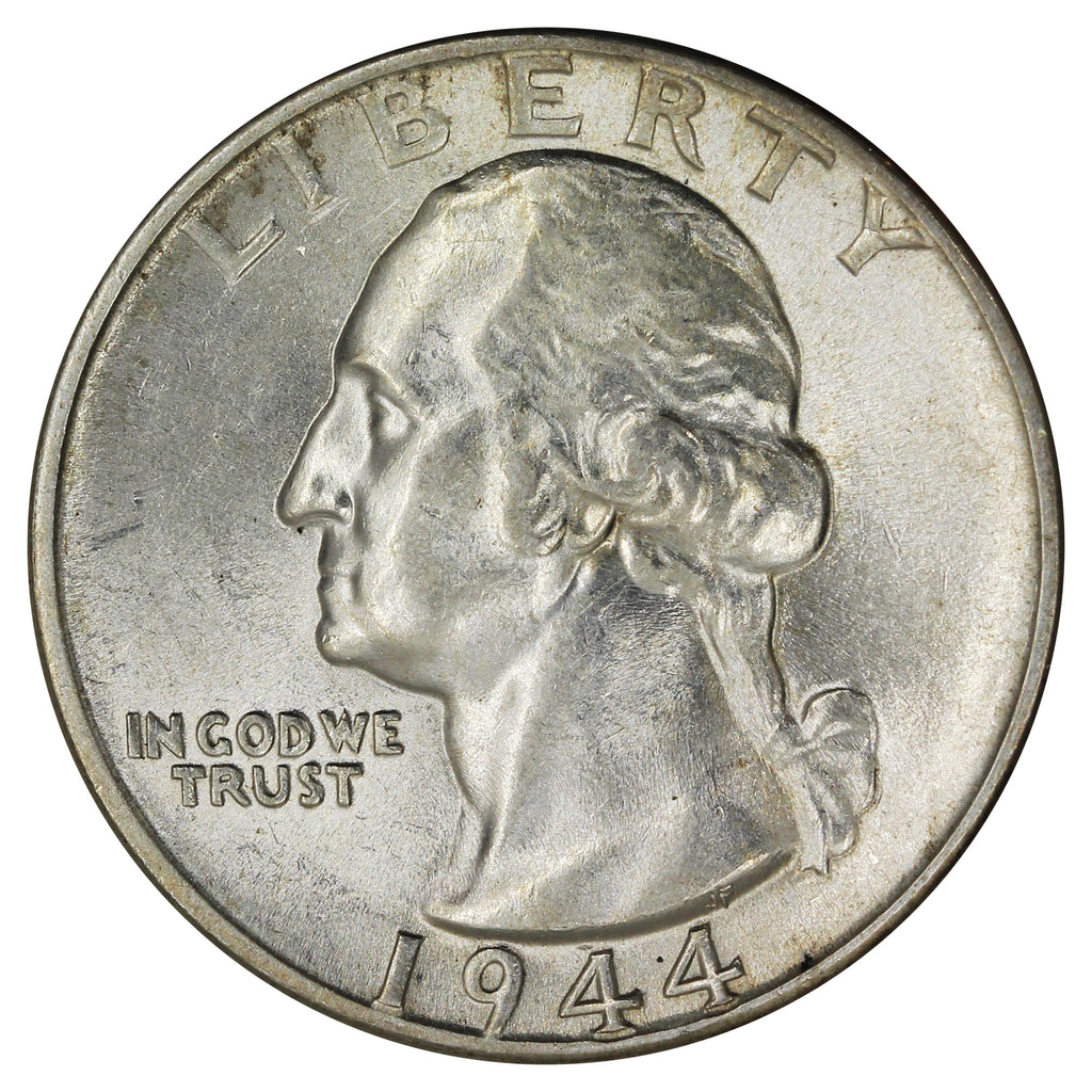 1944 USA Quarter UNC+ (MS62)