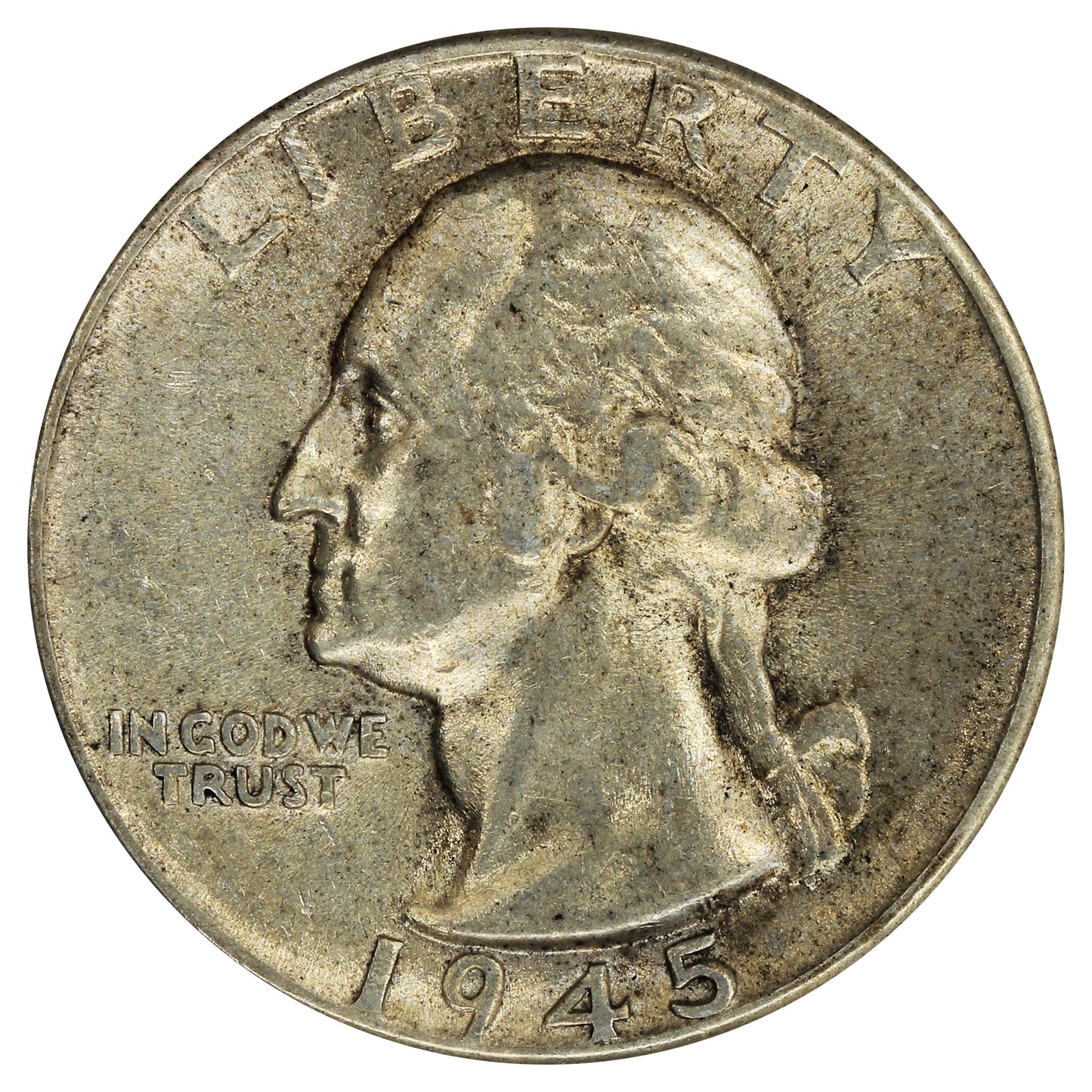 1945 USA Quarter AU-UNC (AU55)