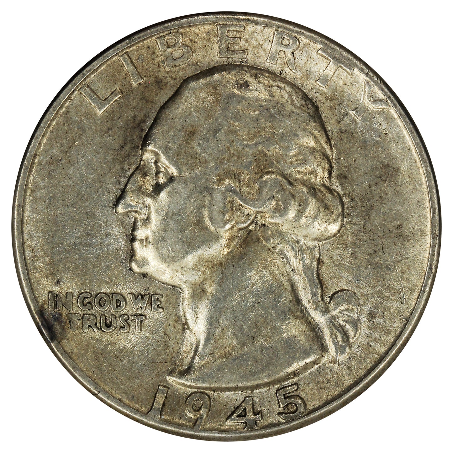 1945 USA Quarter Almost Uncirculated (AU50)