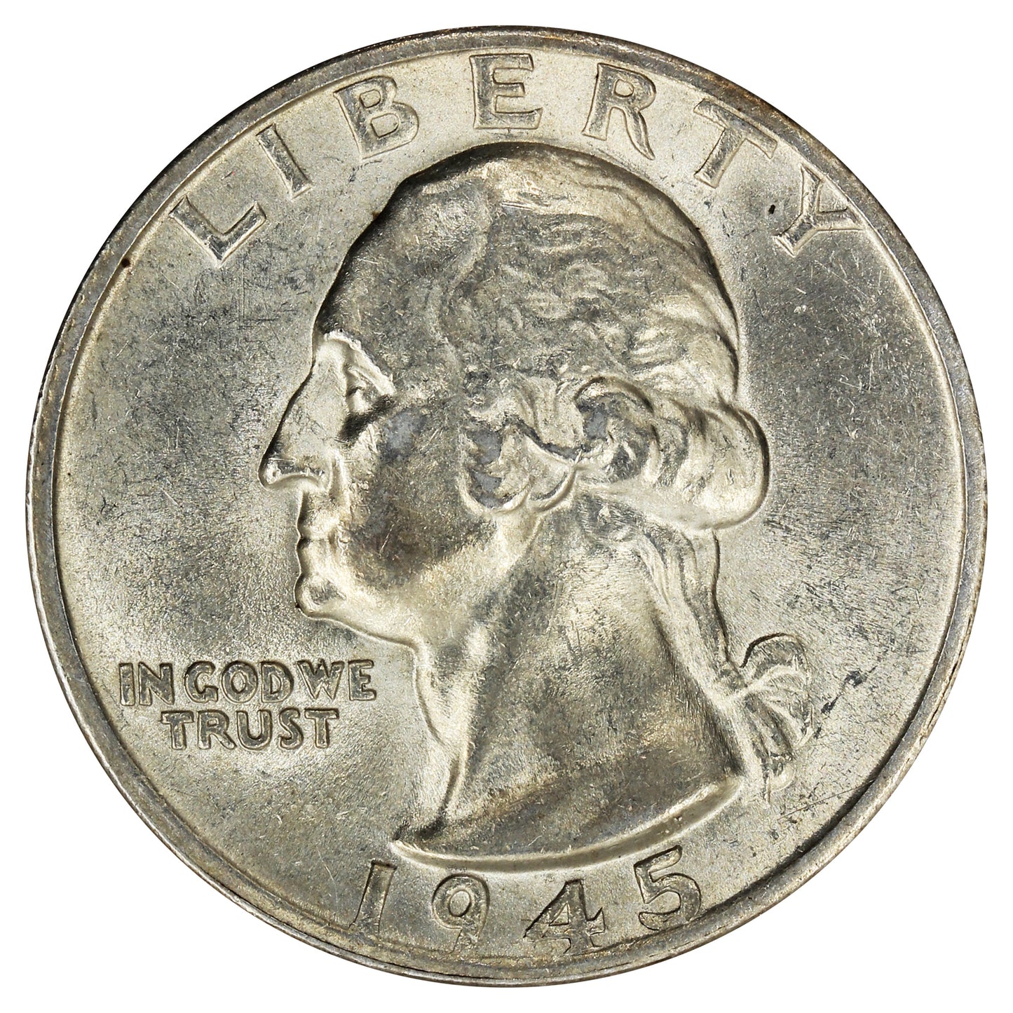1945 S USA Quarter Brilliant Uncirculated (MS63)
