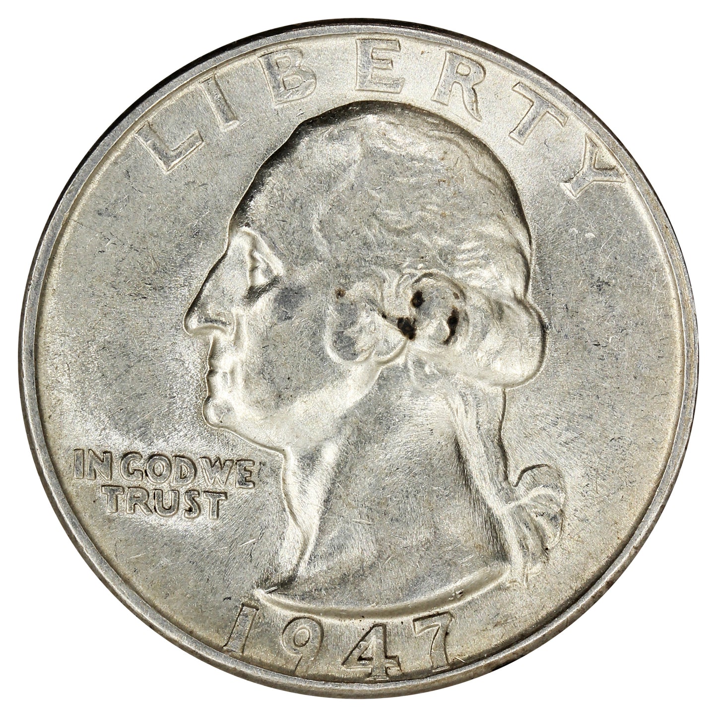 1947 D USA Quarter AU-UNC (AU55)