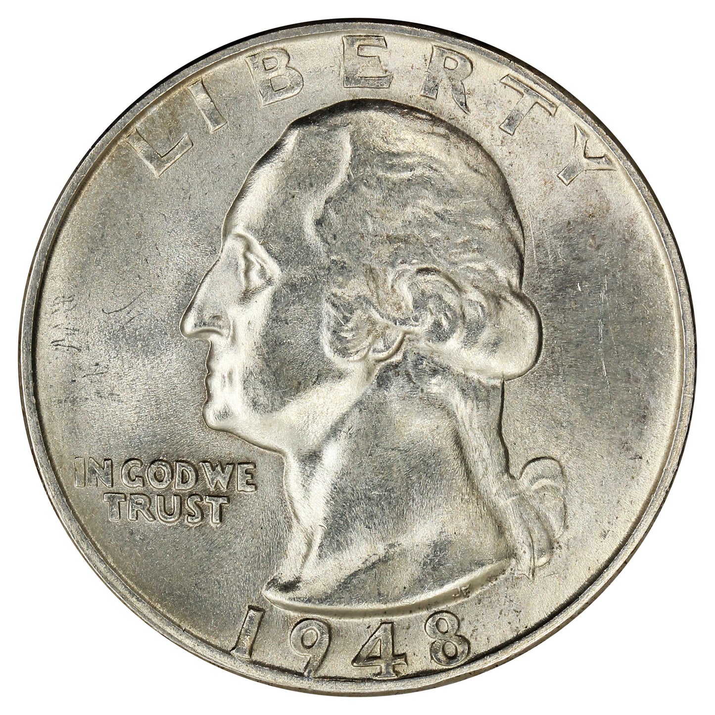 1948 S USA Quarter Brilliant Uncirculated (MS63)