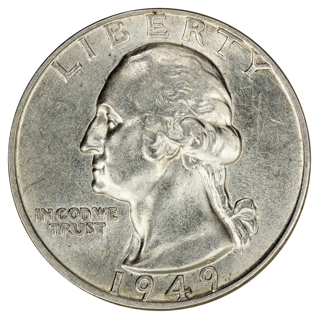 1949 USA Quarter UNC+ (MS62)
