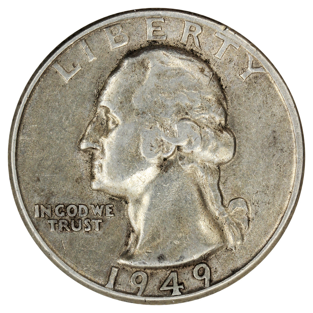 1949 D USA Quarter Extra Fine (EF40)