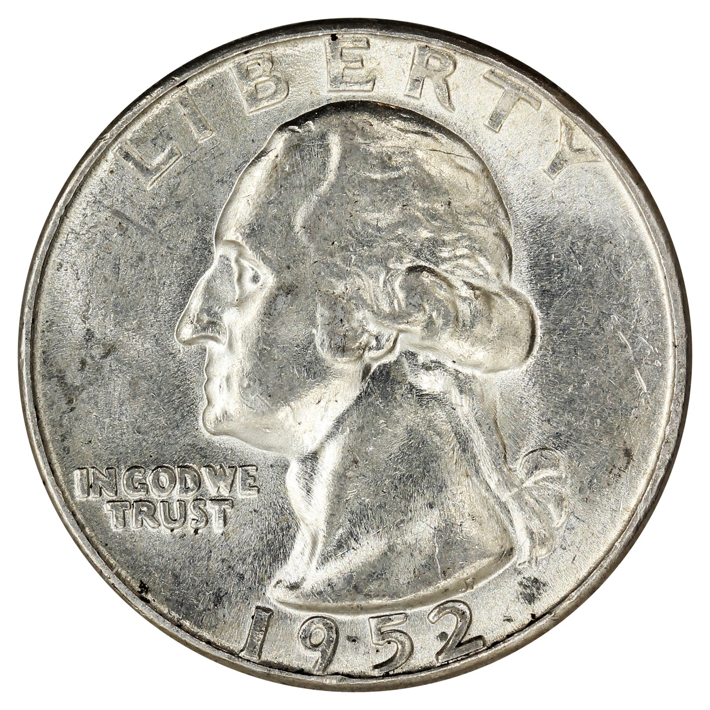 1952 USA Quarter UNC+ (MS62)