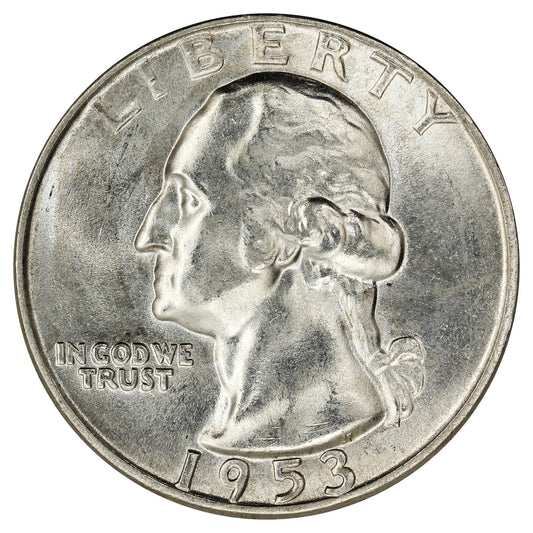 1953 USA Quarter Choice Brilliant Uncirculated (MS64)
