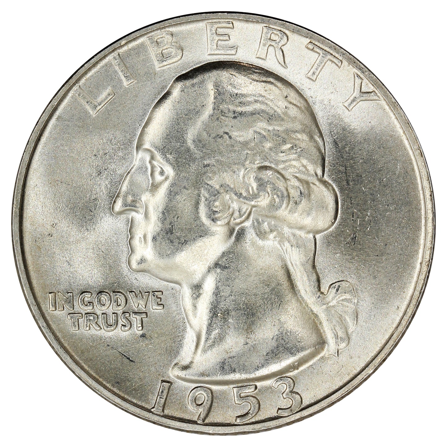 1953 S USA Quarter Choice Brilliant Uncirculated (MS64)