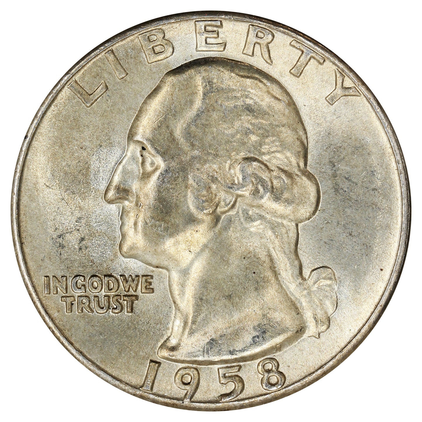 1958 USA Quarter Brilliant Uncirculated (MS63)
