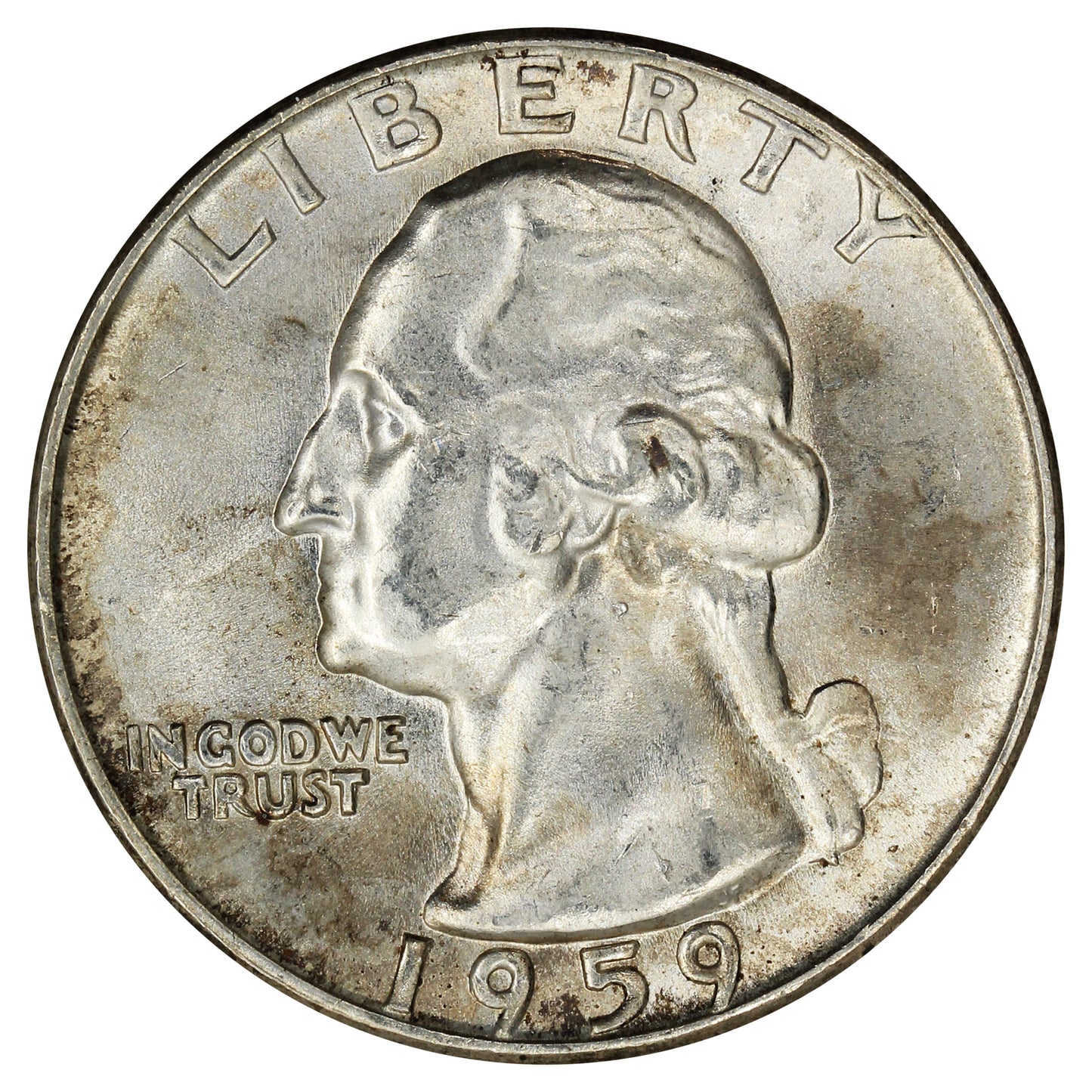 1959 D USA Quarter Choice Brilliant Uncirculated (MS64)