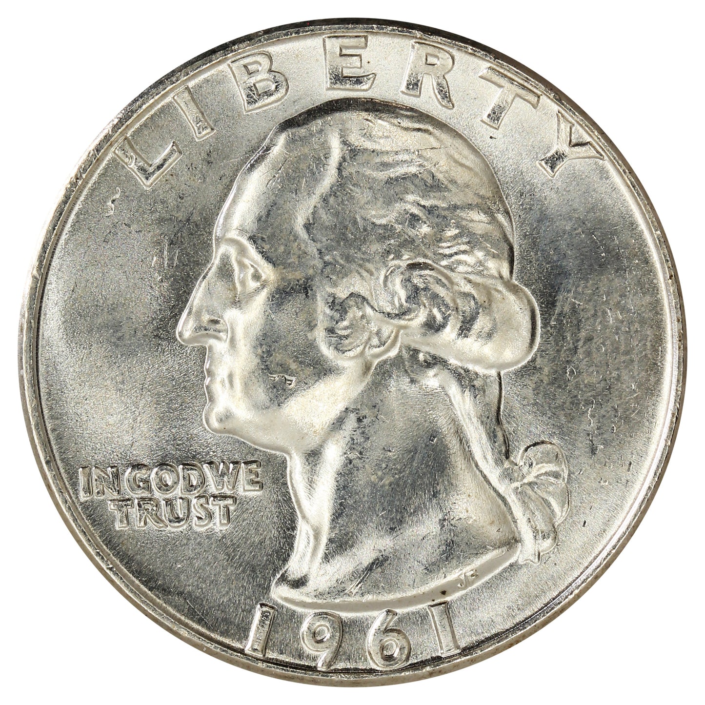 1961 D USA Quarter Choice Brilliant Uncirculated (MS64)