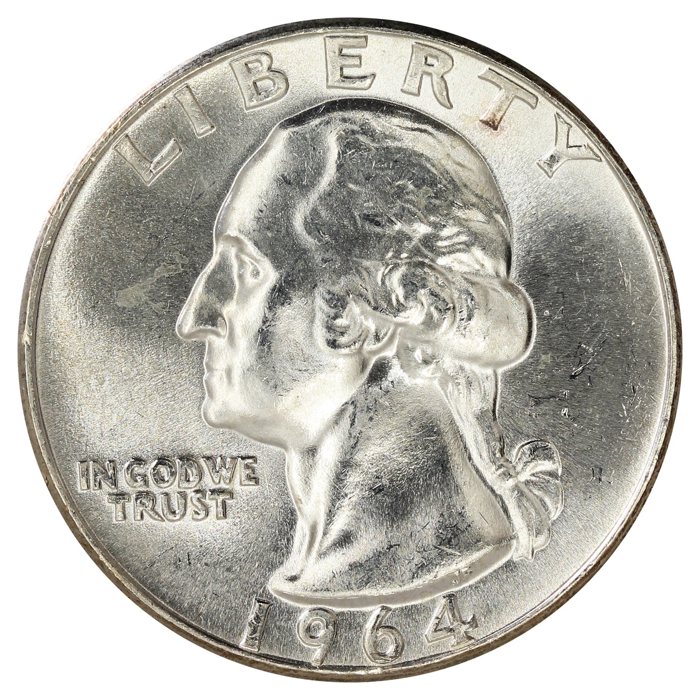 1964 USA Quarter Choice Brilliant Uncirculated (MS64)