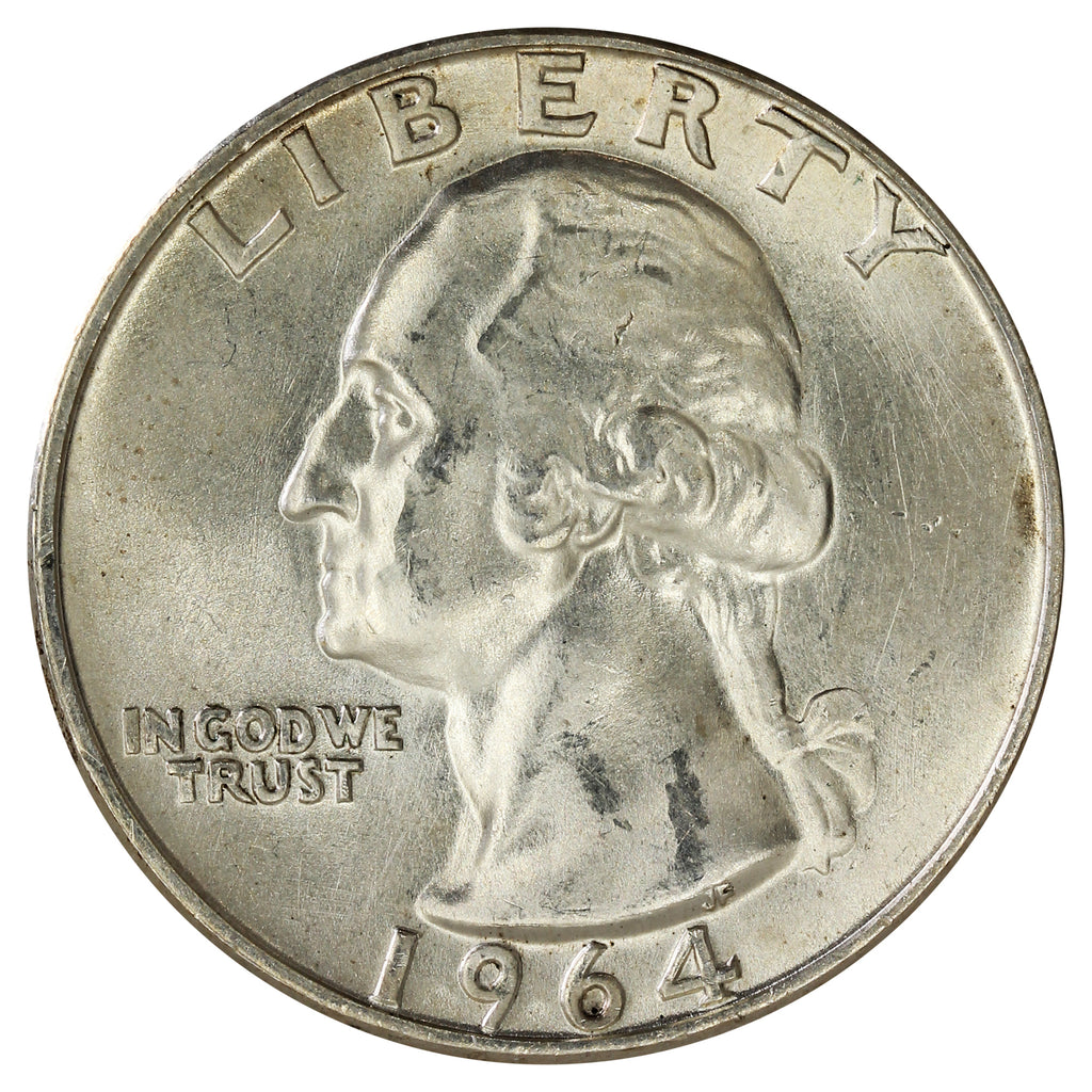 1964 D USA Quarter Choice Brilliant Uncirculated (MS64)