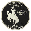 2007 S Wyoming USA Quarter Silver Proof