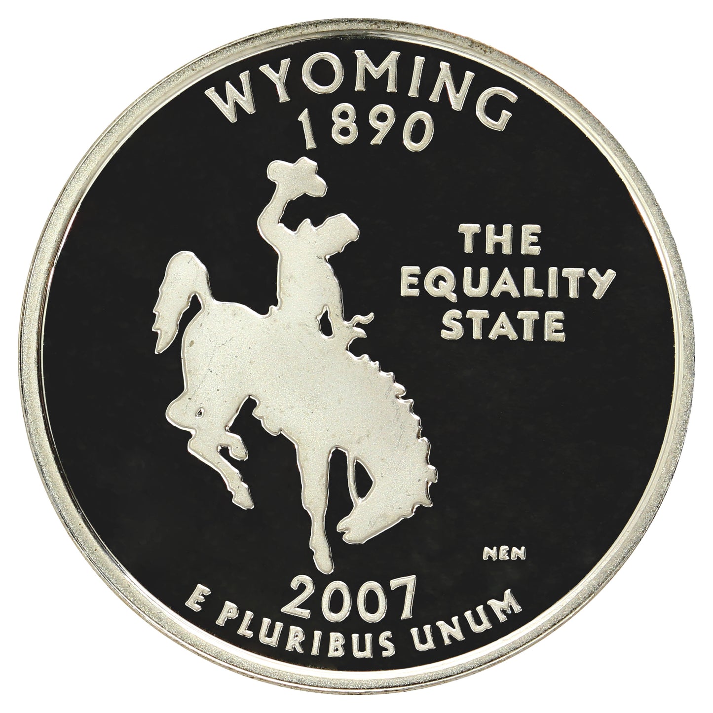 2007 S Wyoming USA Quarter Silver Proof