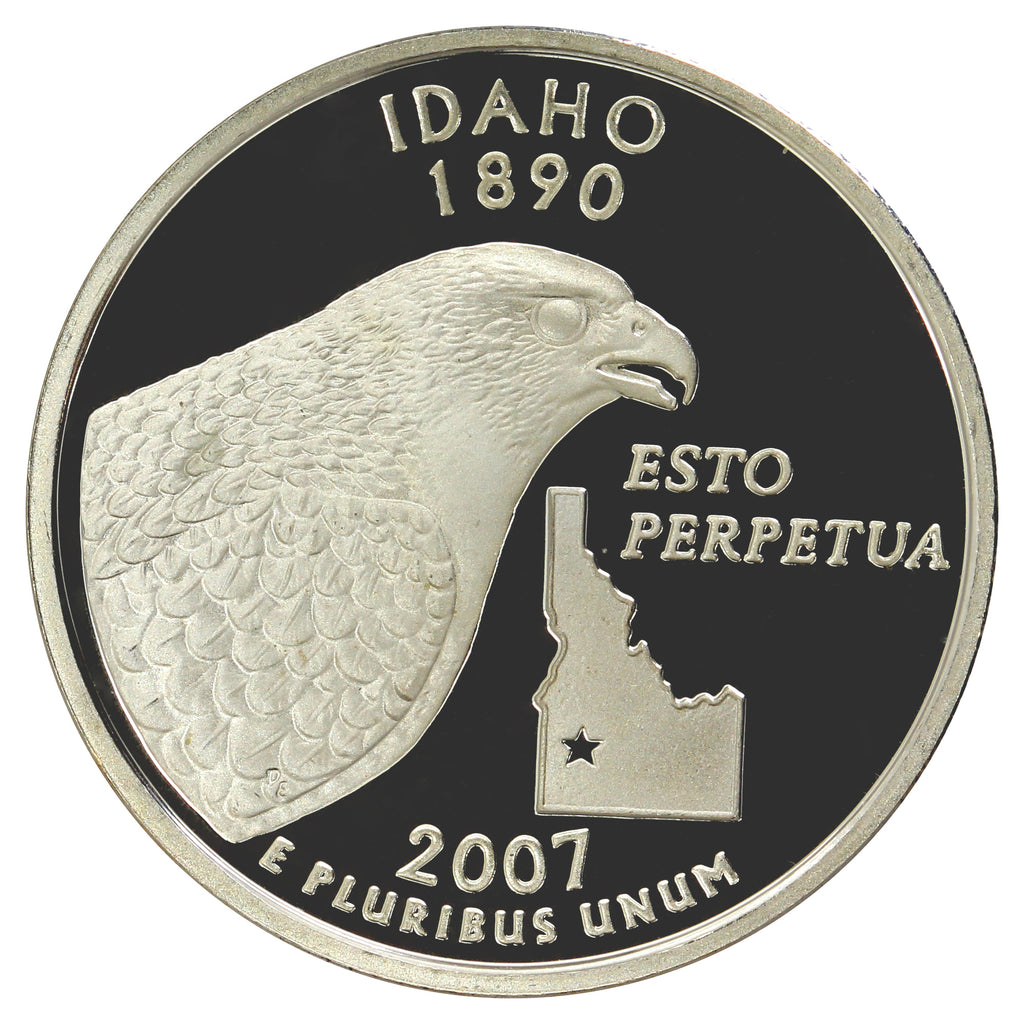 2007 S Idaho USA Quarter Silver Proof