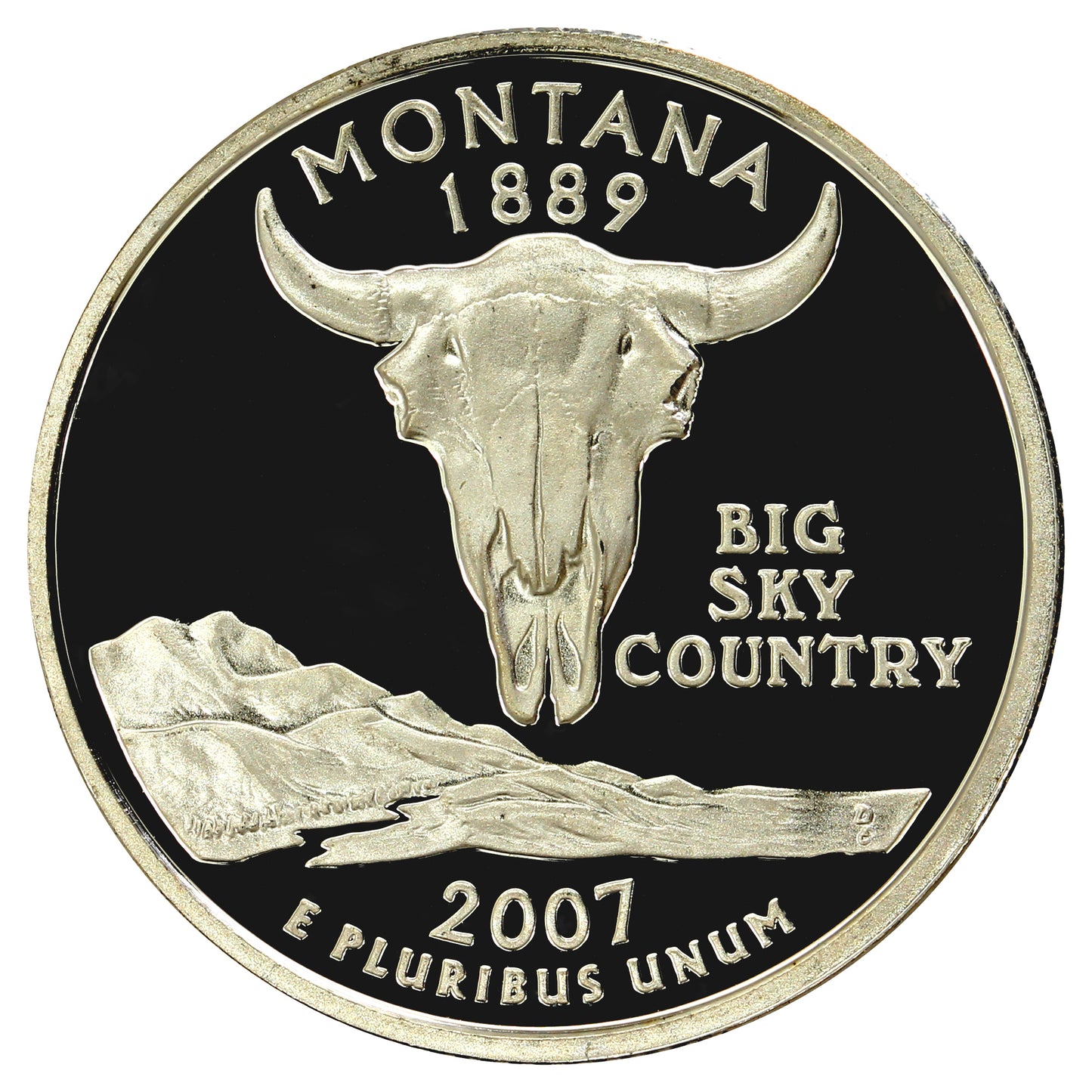 2007 S Montana USA Quarter Silver Proof