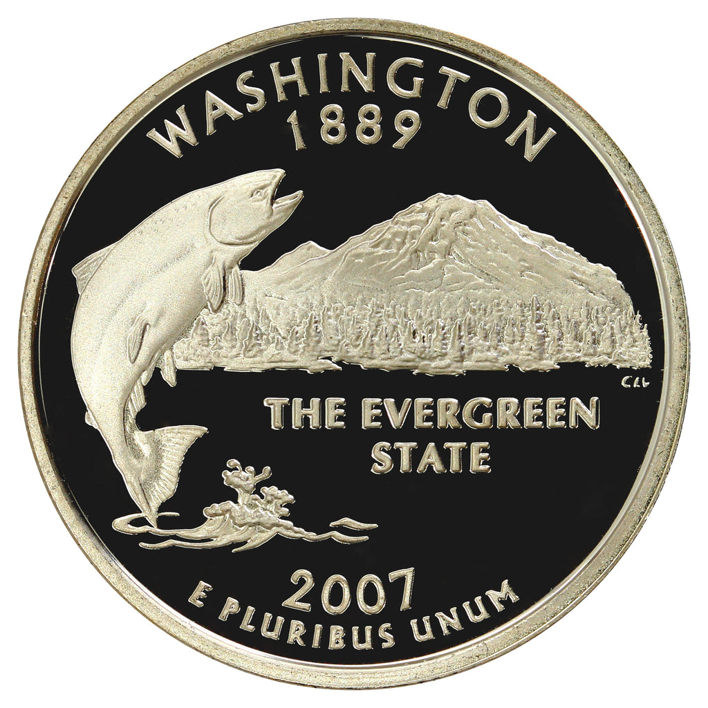 2007 S Washington USA Quarter Silver Proof
