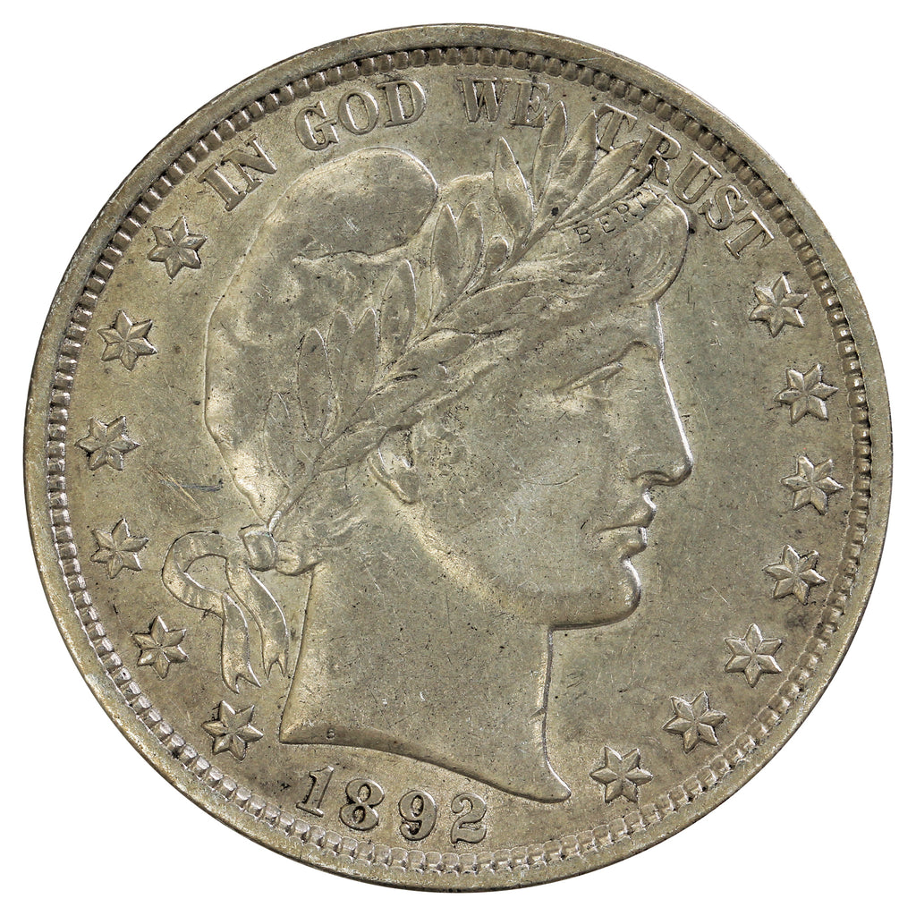 1892 USA Half Dollar EF-AU (EF45) $