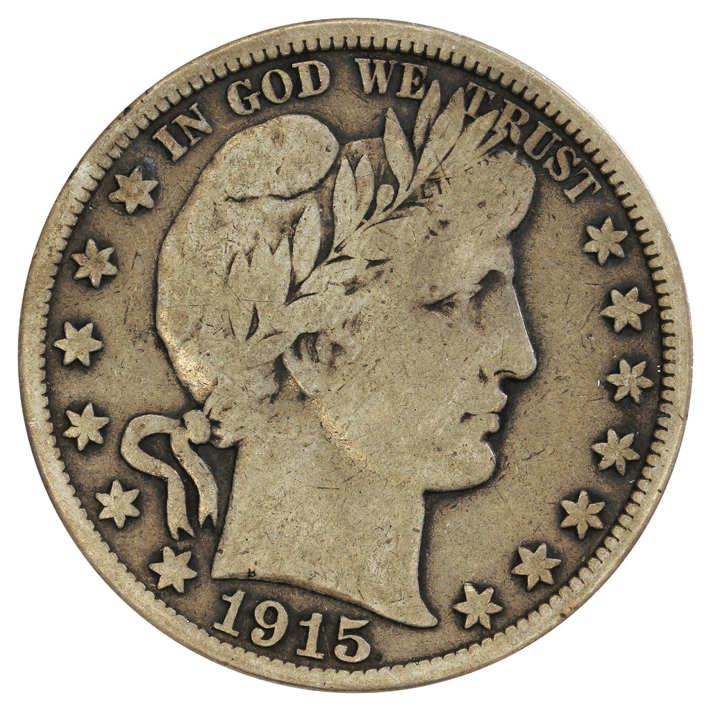 1915 D USA Half Dollar VG-F (VG10) $